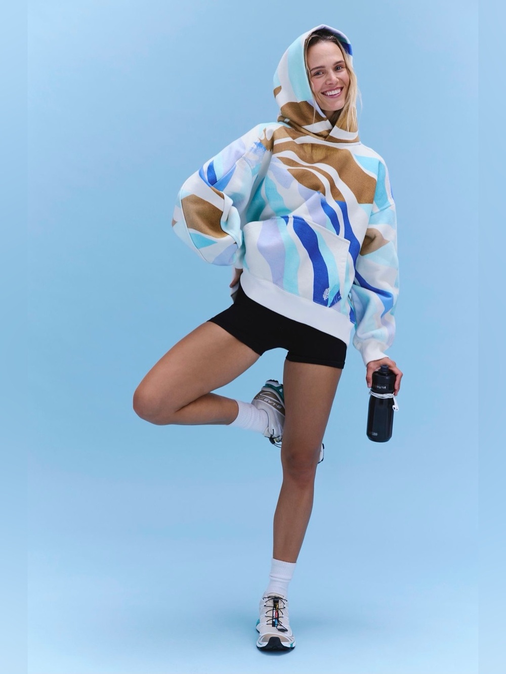 Free People Movement A Cut Above Printed Hoodie - Picture 4 of 8